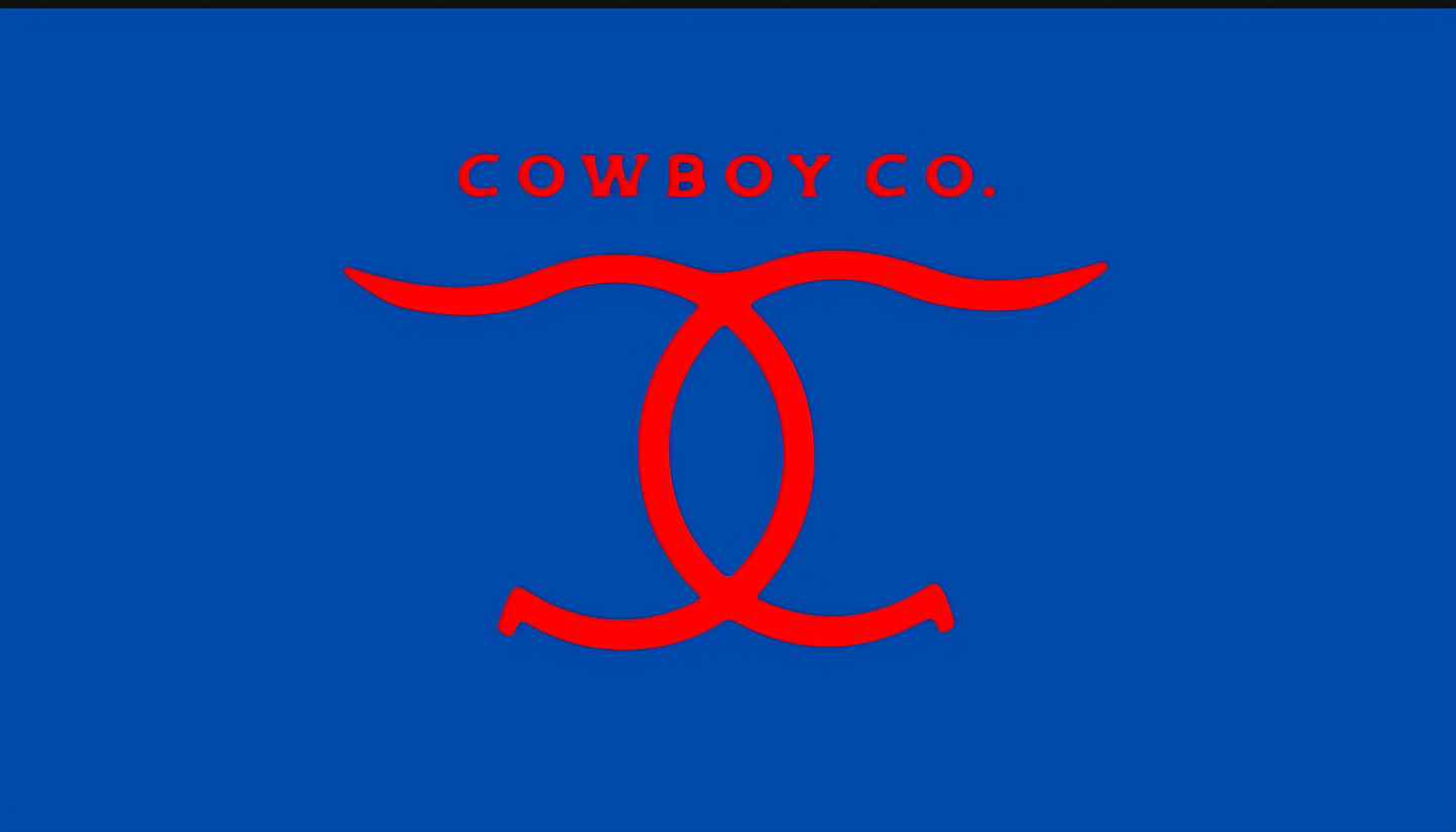 Cowboy co. American Flag Decal: Semper Fi collection- Stars, Stripes & Spurs Edition – Made in USA