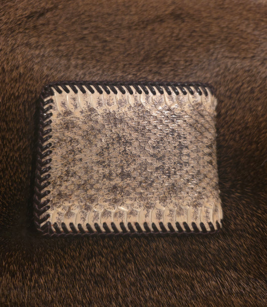 Diamondback Rattlesnake Bifold Wallet by Cowboy co. MADE BY HAND IN USA