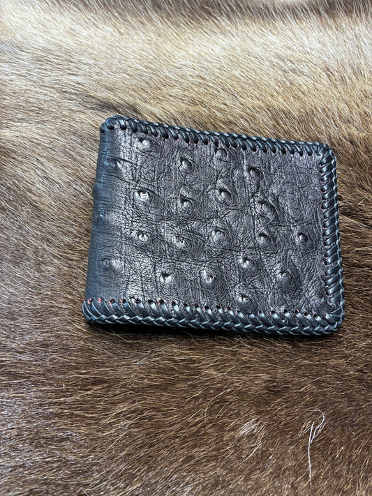 Ostrich Bifold Wallet by Cowboy co. MADE BY HAND IN USA
