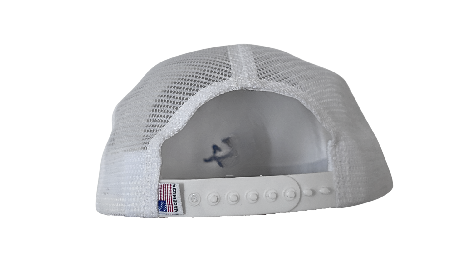 "Save a ... (horse)" White Trucker Hat- MADE IN USA