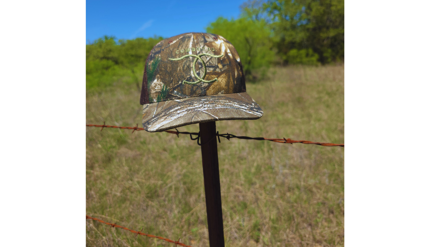Cowboy co. Realtree Camo Trucker Hat  MADE IN USA