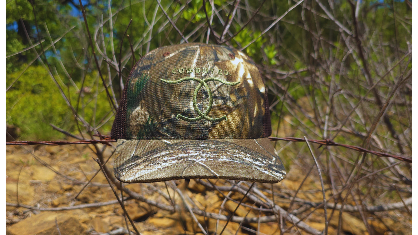 Cowboy co. Realtree Camo Trucker Hat  MADE IN USA