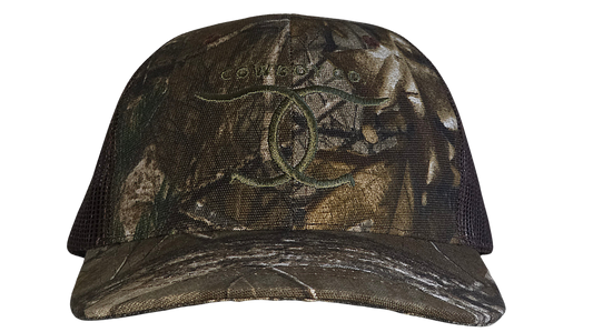 Cowboy co. Realtree Camo Trucker Hat  MADE IN USA