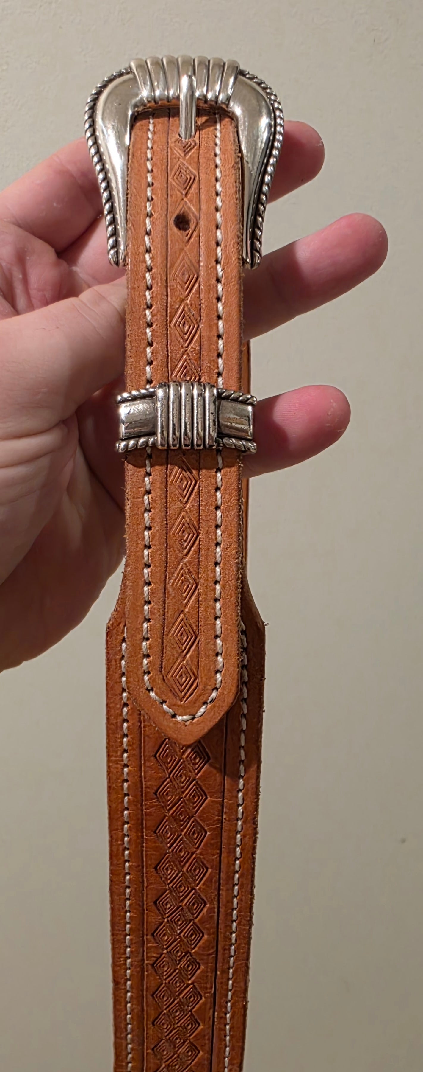 Handmade Stamped Leather Belts- MADE IN USA