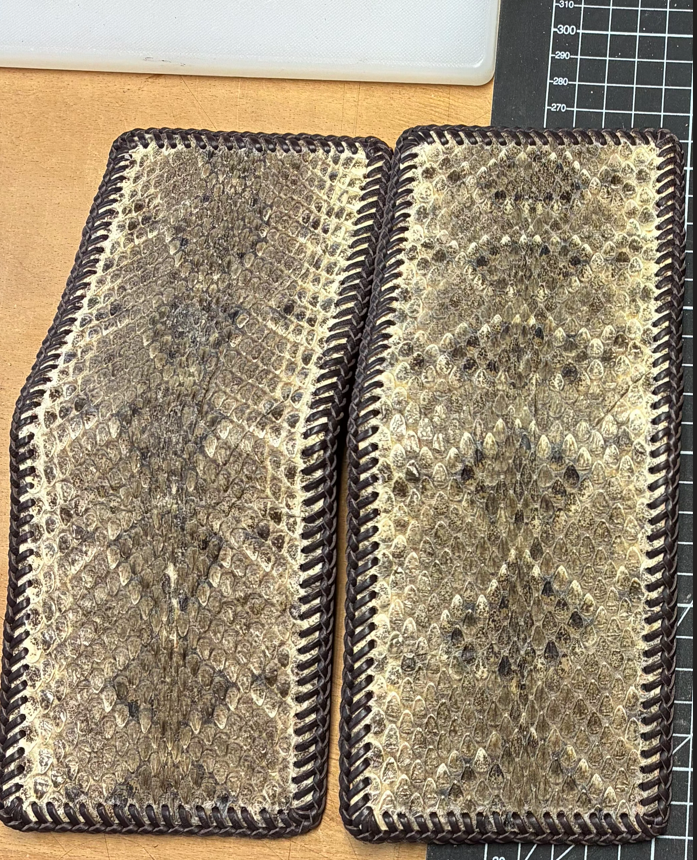 Diamondback Rattlesnake Bifold Wallet by Cowboy co. MADE BY HAND IN USA