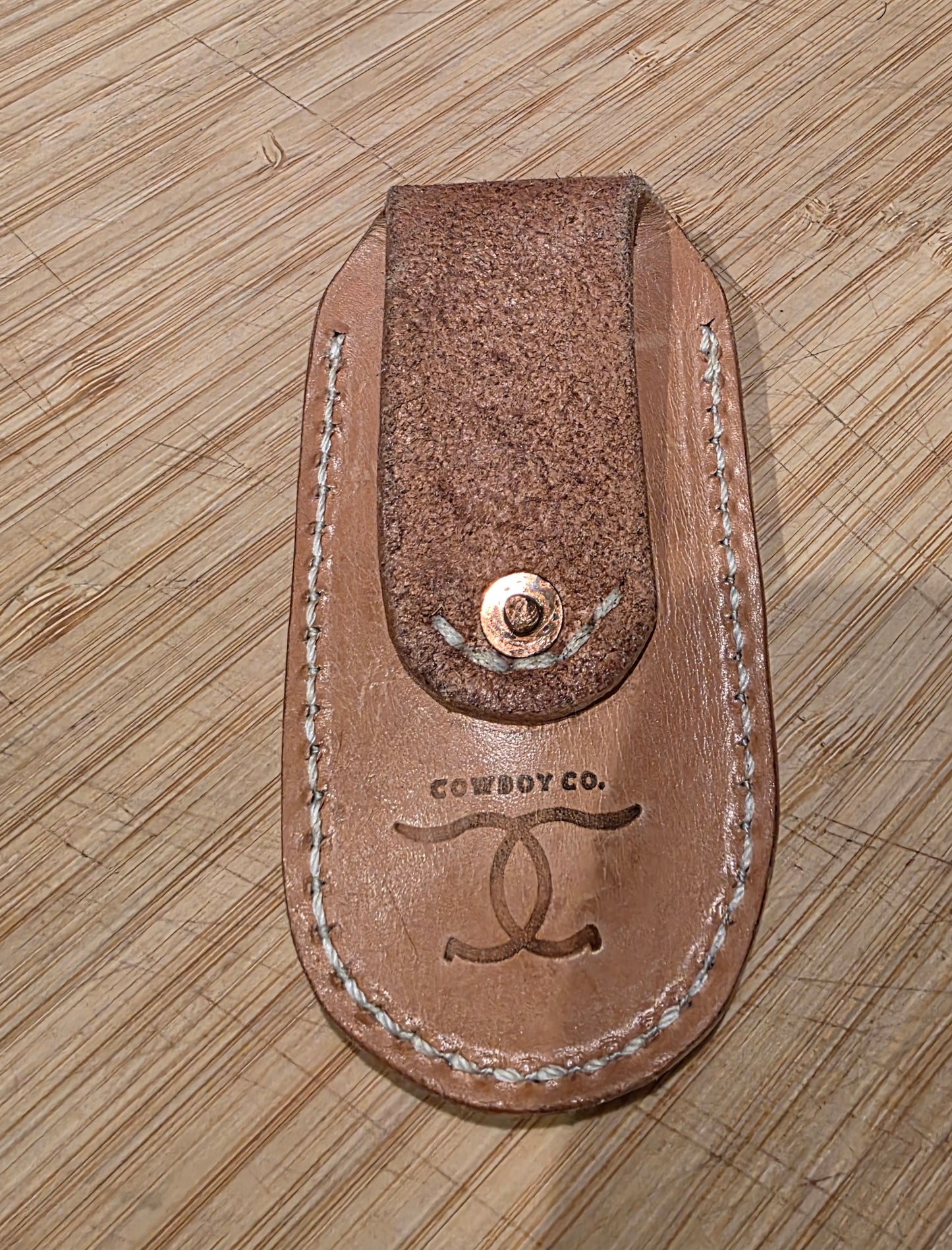 Handmade Leather Knife Sheaths: Buffalo or Bulls Hide- MADE IN USA